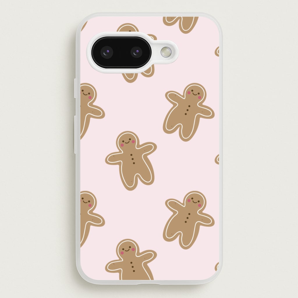 Gingerbread Men Christmas Pattern - Christmas Phone Case for Google Pixel 9a