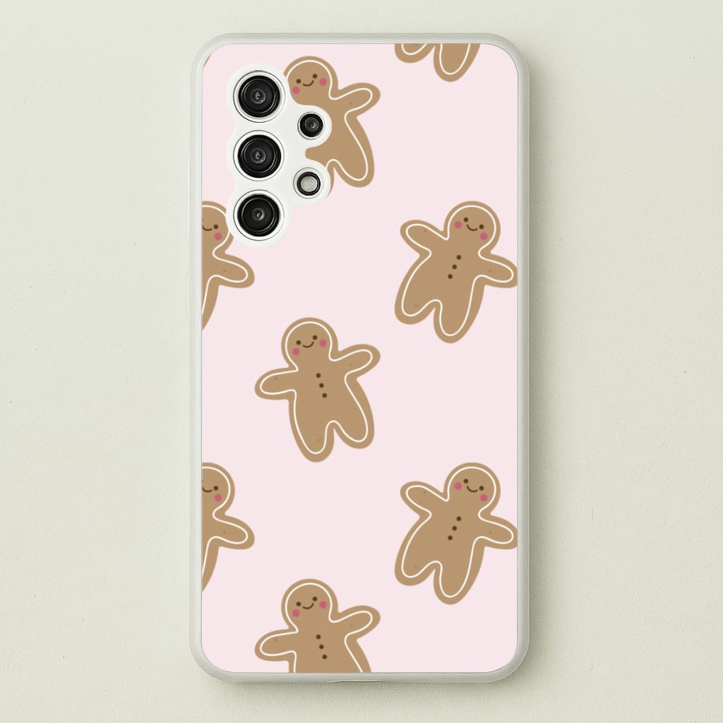 Gingerbread Men Christmas Pattern - Christmas Phone Case for Galaxy A13