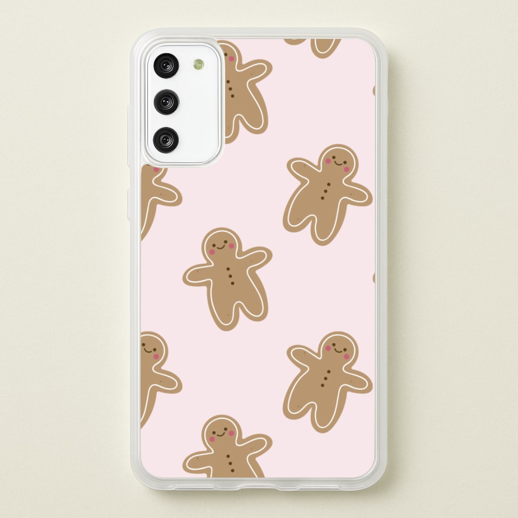 Gingerbread Men Christmas Pattern - Christmas Phone Case for Galaxy S20