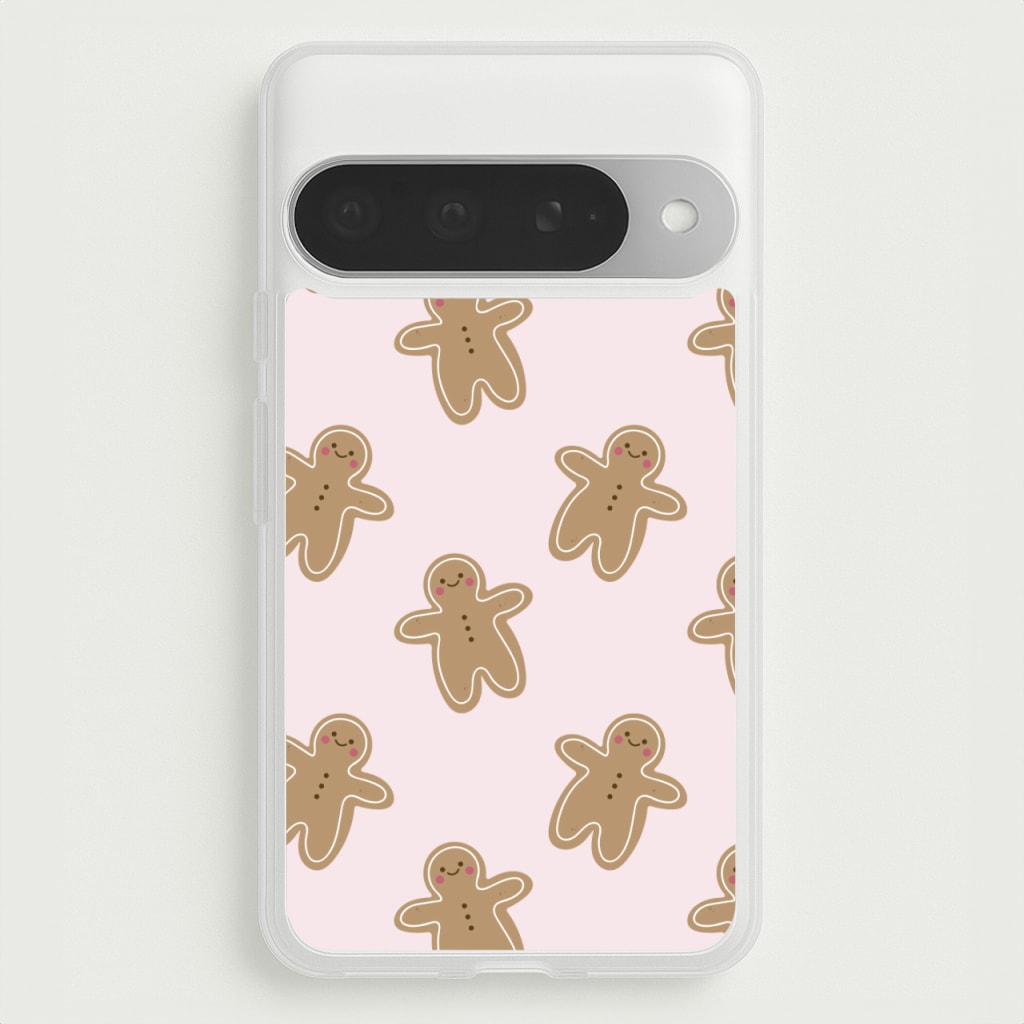 Gingerbread Men Christmas Pattern Phone Case for Google Pixel 10 Pro XL