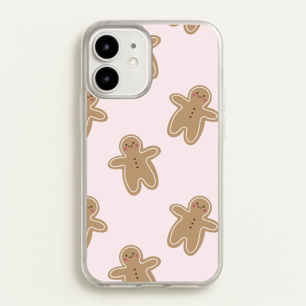 Gingerbread Men Christmas Pattern - Christmas Phone Case for iPhone 12 Mini