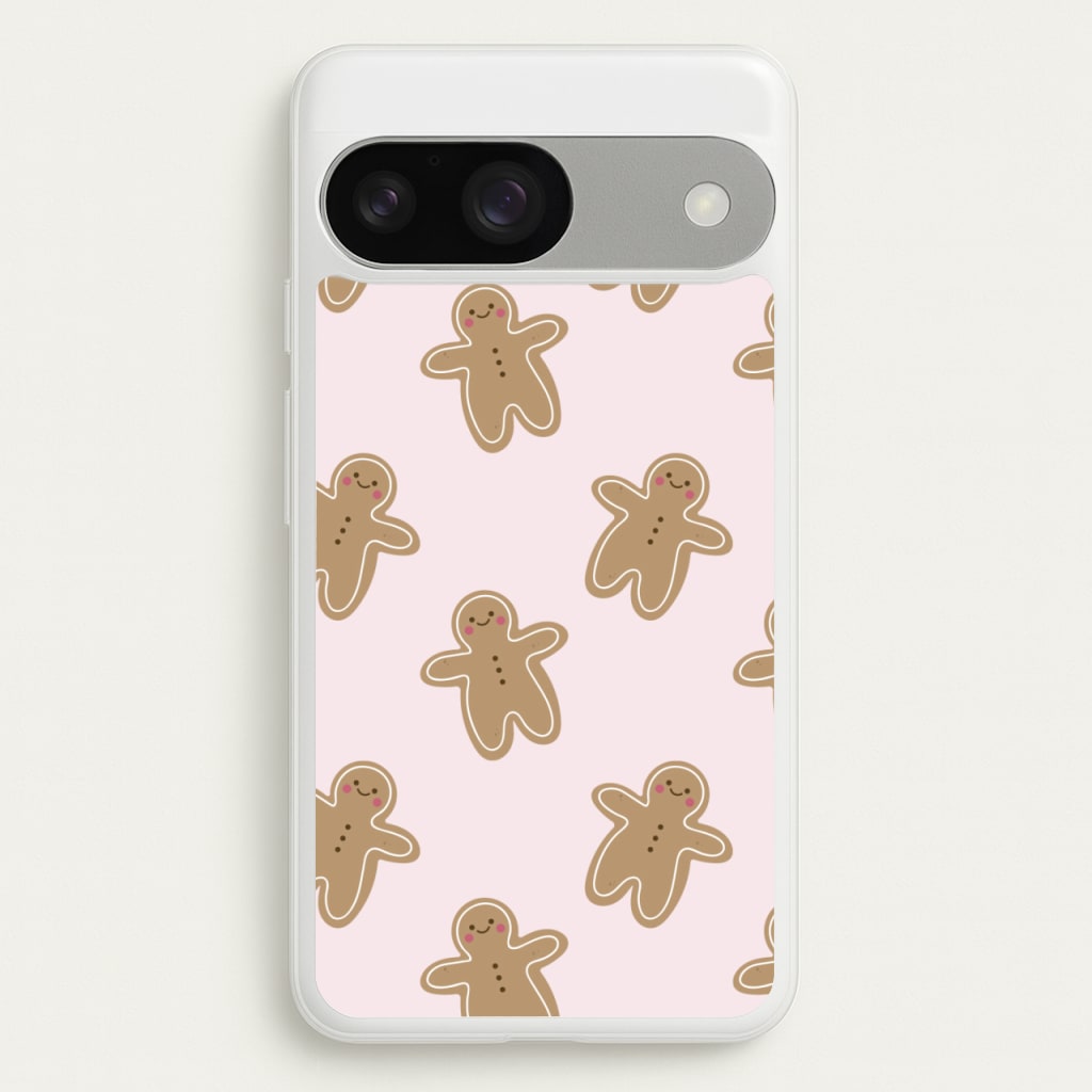 Gingerbread Men Christmas Pattern - Christmas Phone Case for Google Pixel 9 / 9 Pro