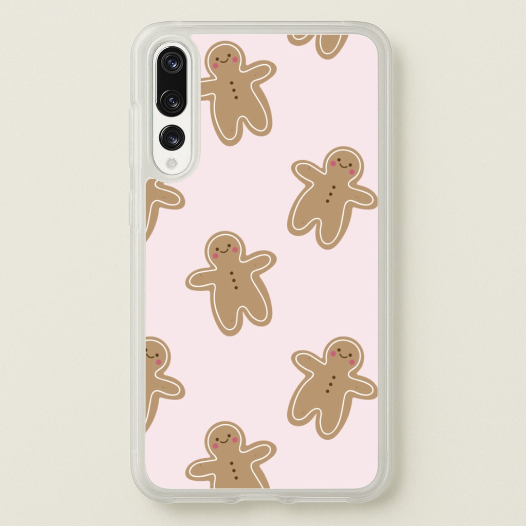 Gingerbread Men Christmas Pattern - Christmas Phone Case for Huawei P20 Pro
