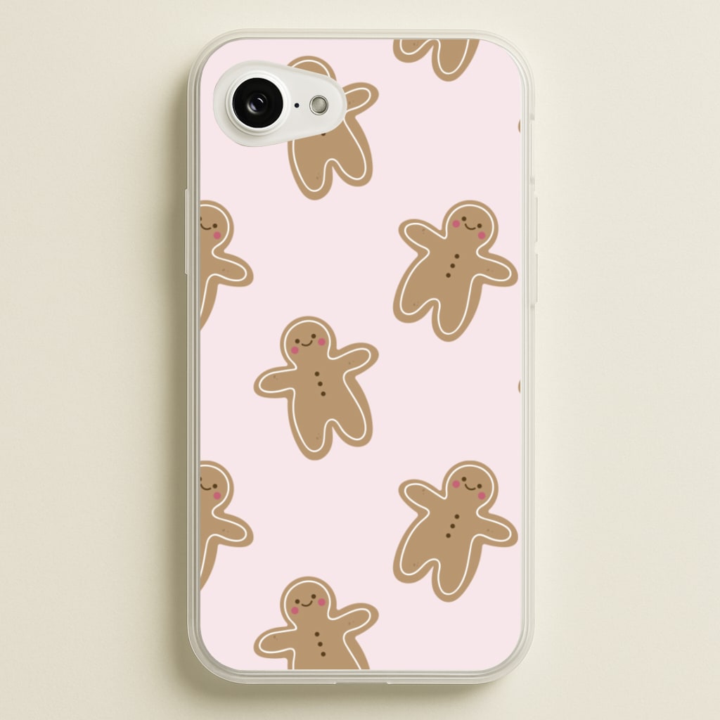 Gingerbread Men Christmas Pattern - Christmas Phone Case for iPhone 16e