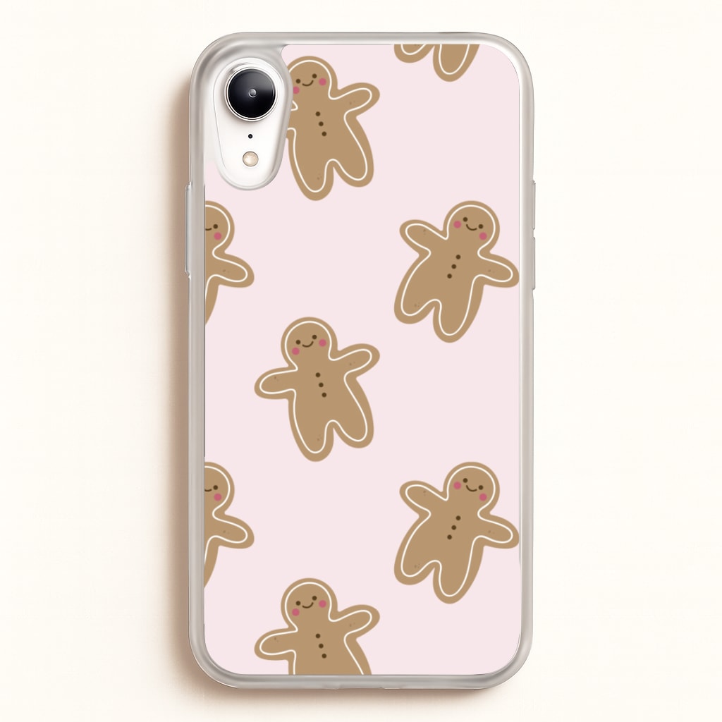 Gingerbread Men Christmas Pattern - Christmas Phone Case for iPhone XR
