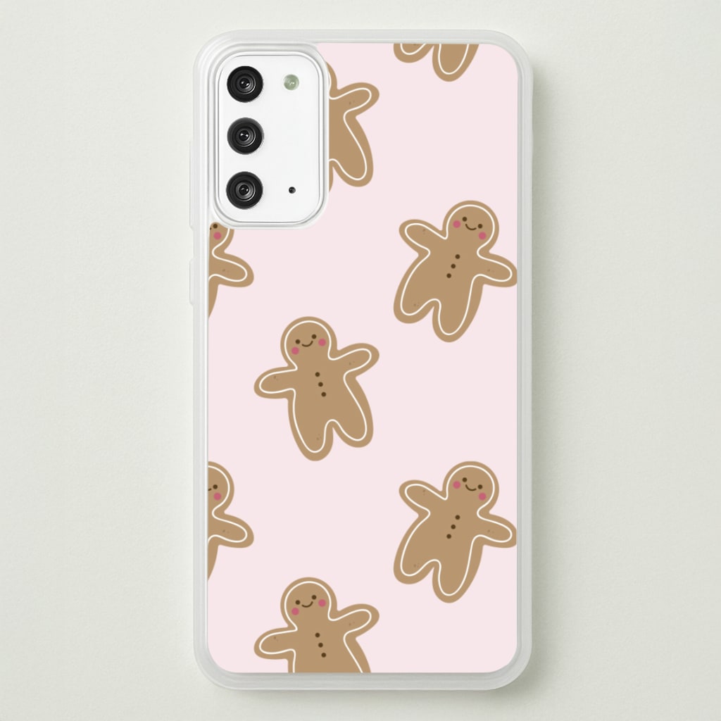 Gingerbread Men Christmas Pattern - Christmas Phone Case for Galaxy Note 20