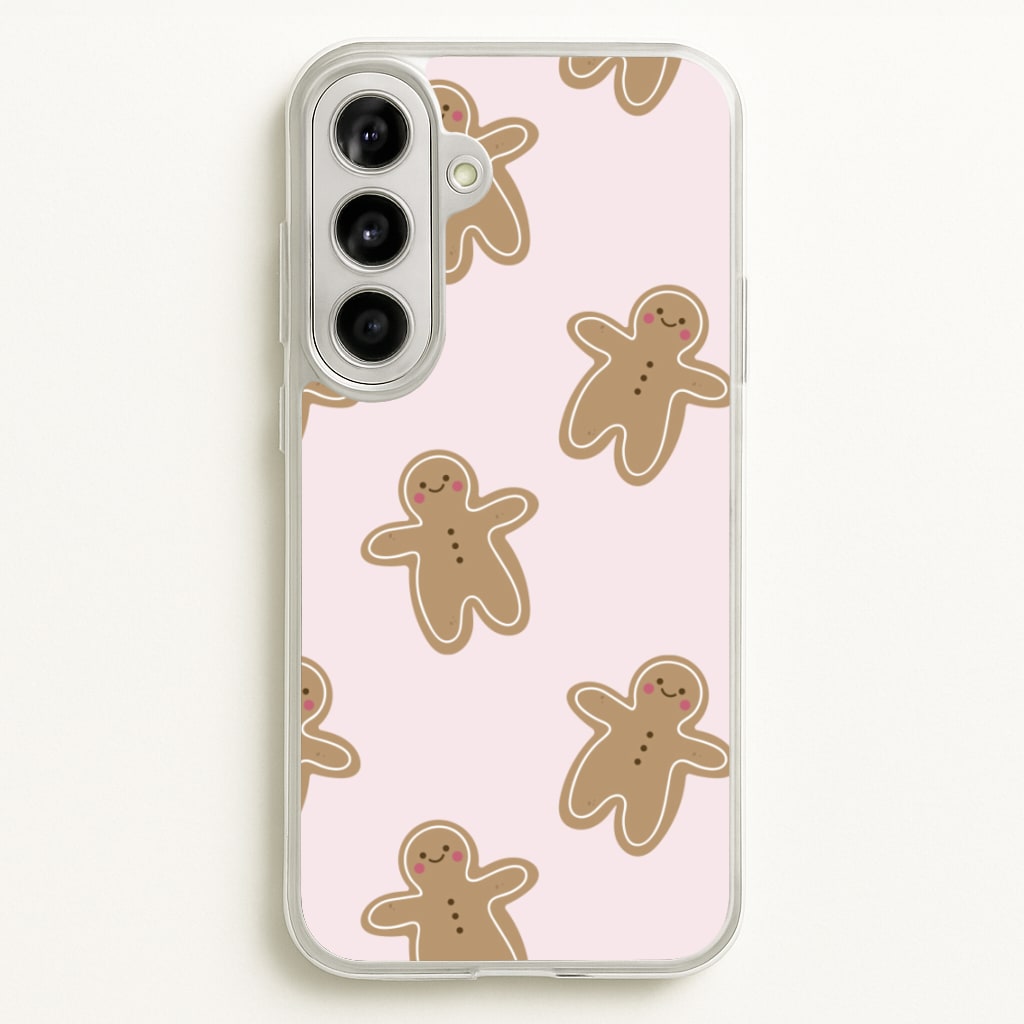 Gingerbread Men Christmas Pattern - Christmas Phone Case for Galaxy A56
