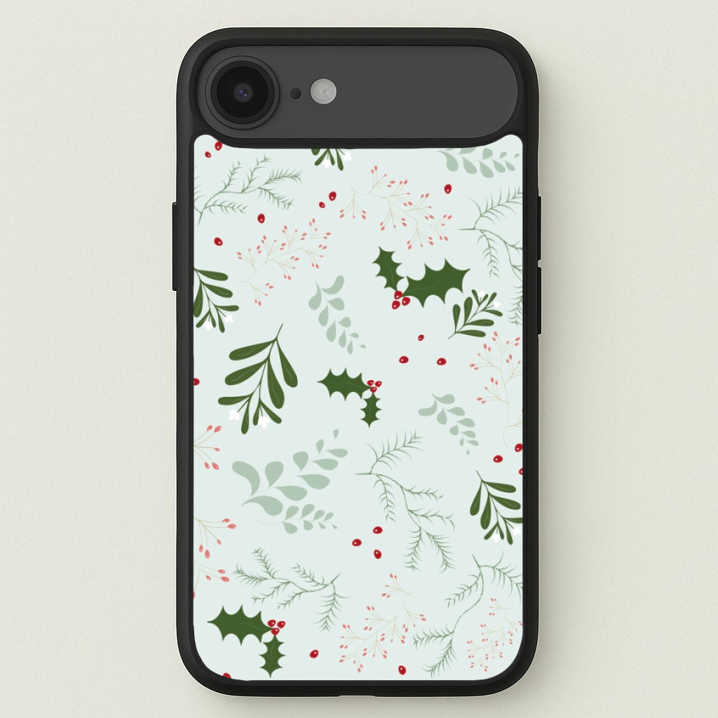 Christmas Floral Pattern Phone Case for iPhone 17 Air