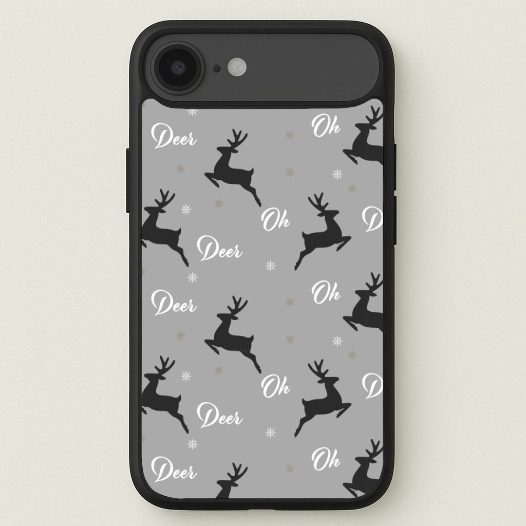 Oh Deer Christmas Pattern Phone Case for iPhone 17 Air