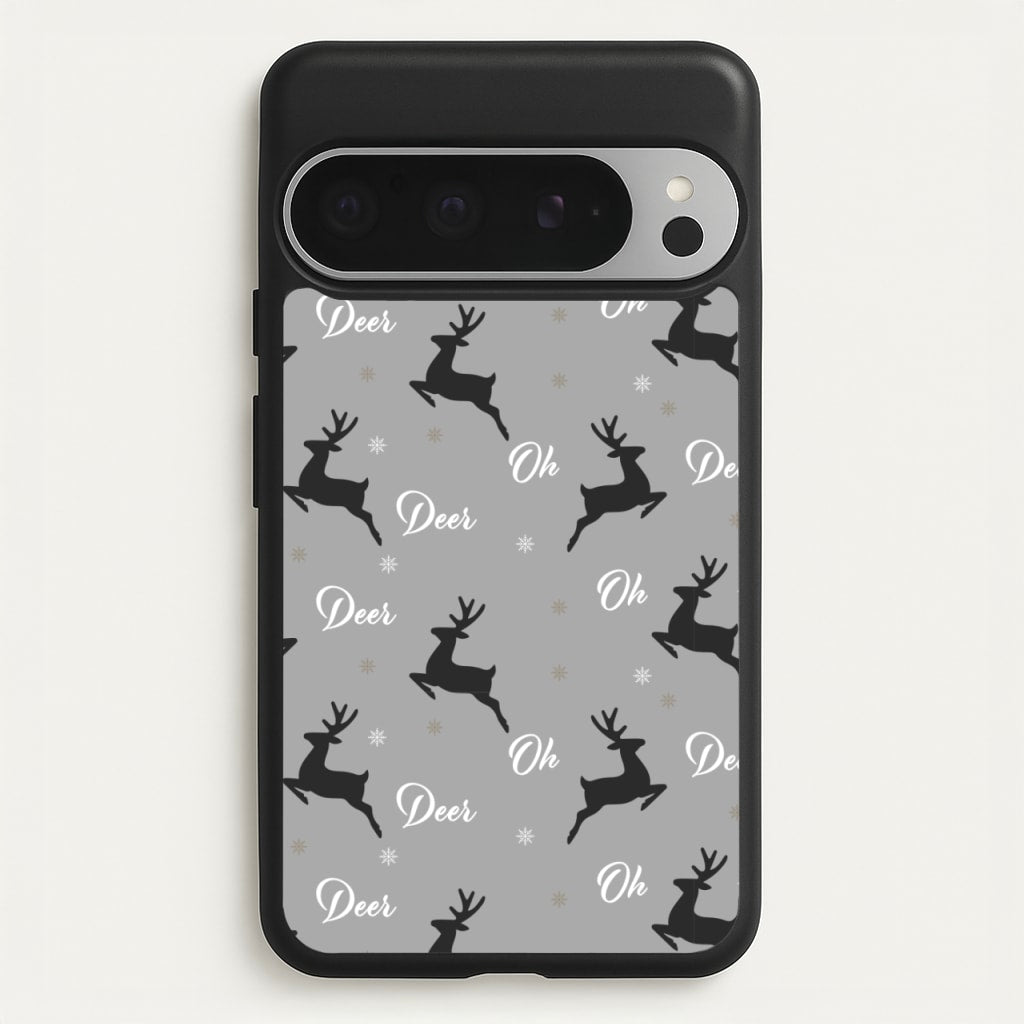 Oh Deer Christmas Pattern - Christmas Phone Case for Google Pixel 9 Pro XL