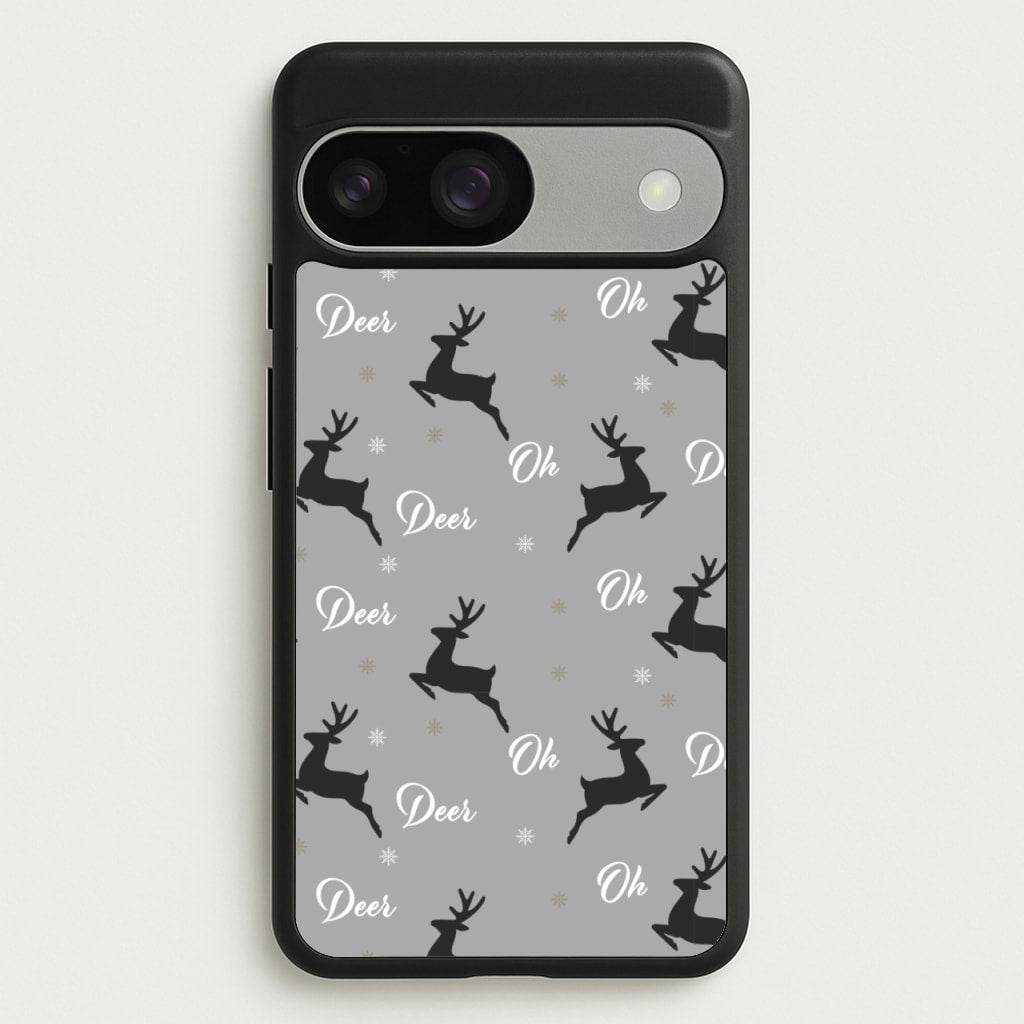 Oh Deer Christmas Pattern - Christmas Phone Case for Google Pixel 9 / 9 Pro