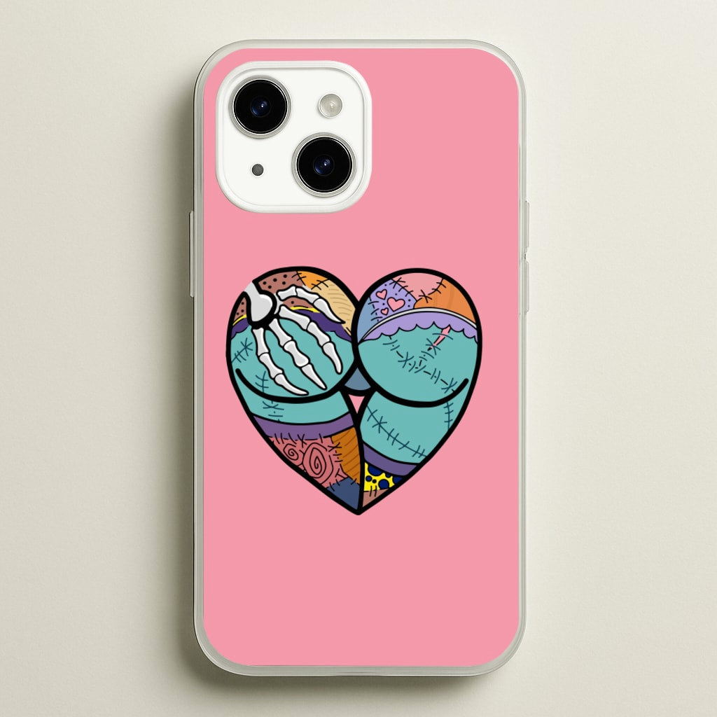Sally And Jack Heart - TNBC - Christmas Phone Case for iPhone 14 Plus