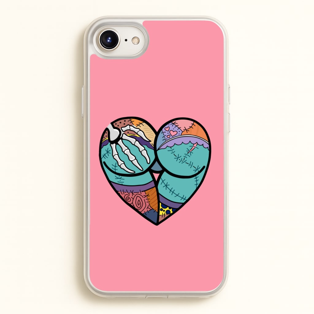 Sally And Jack Heart - TNBC - Christmas Phone Case for iPhone 6 Plus / 7 Plus / 8 Plus