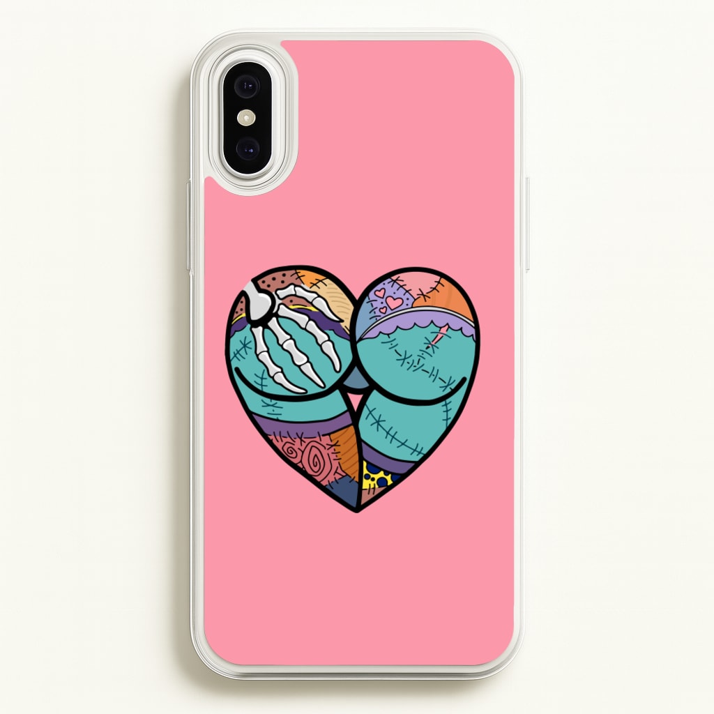 Sally And Jack Heart - TNBC - Christmas Phone Case for iPhone XS Max