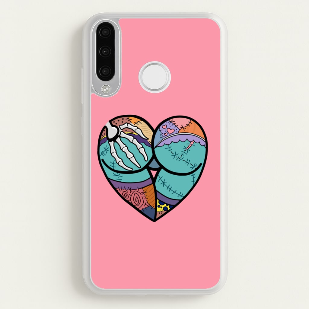 Sally And Jack Heart - TNBC - Christmas Phone Case for Huawei P30 Lite