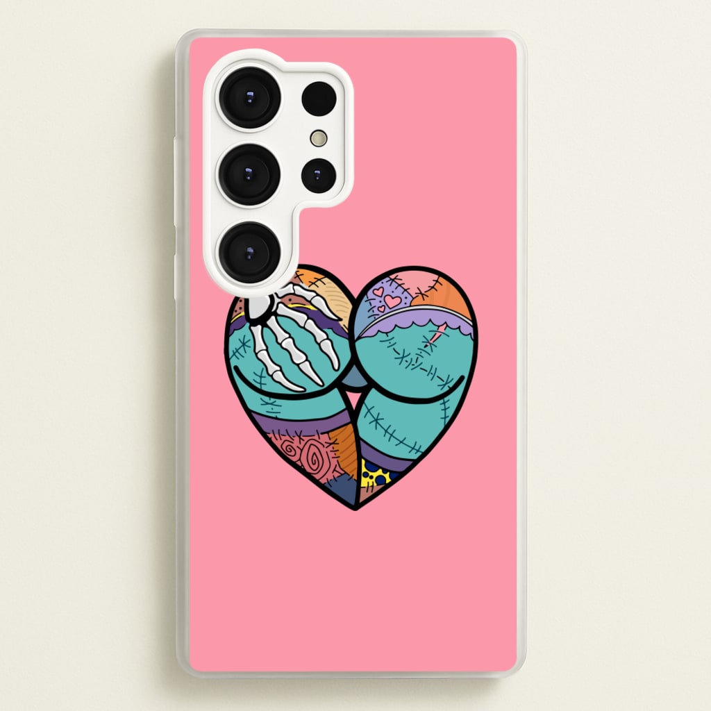 Sally And Jack Heart - TNBC - Christmas Phone Case for Galaxy S25 Ultra