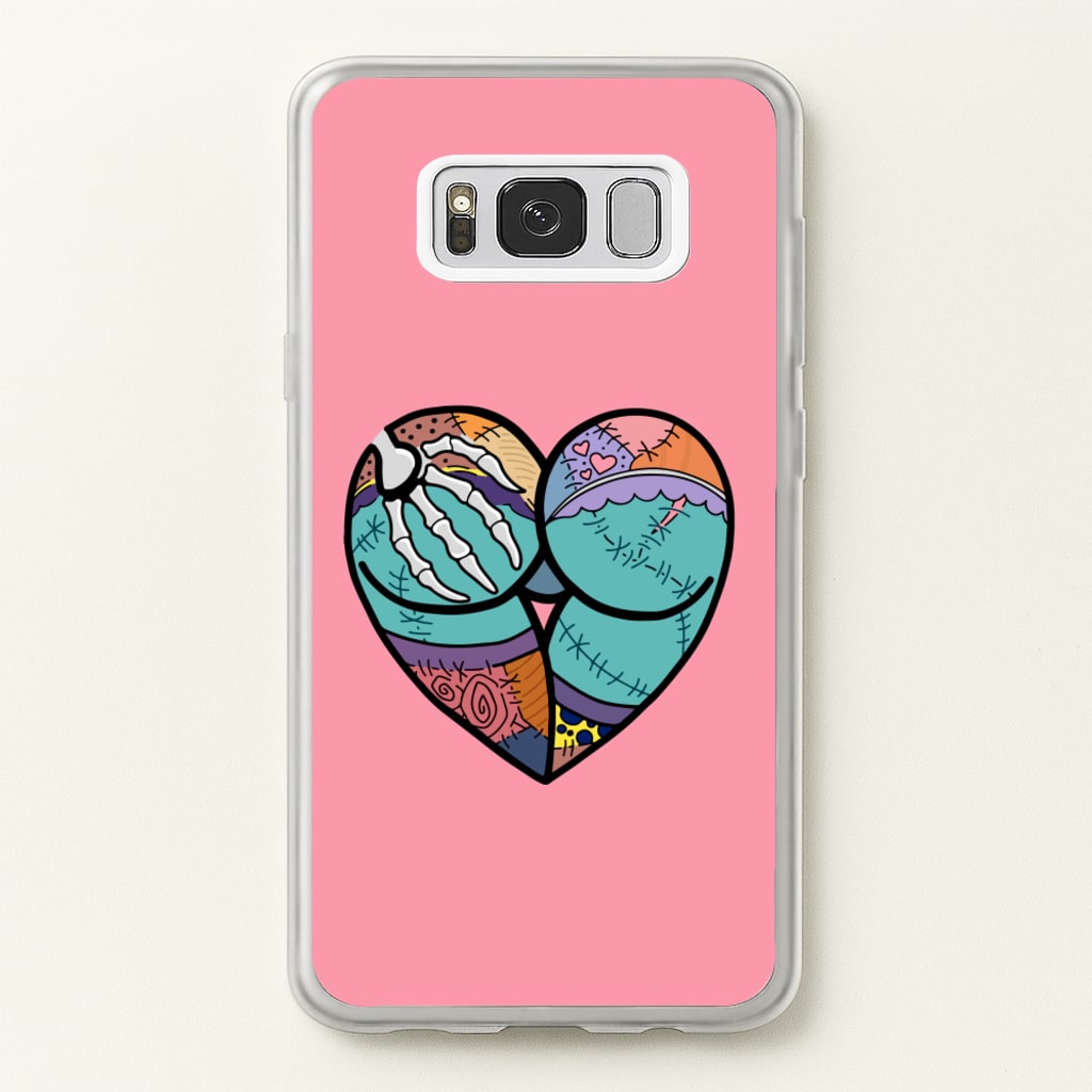 Sally And Jack Heart - TNBC - Christmas Phone Case for Galaxy S8