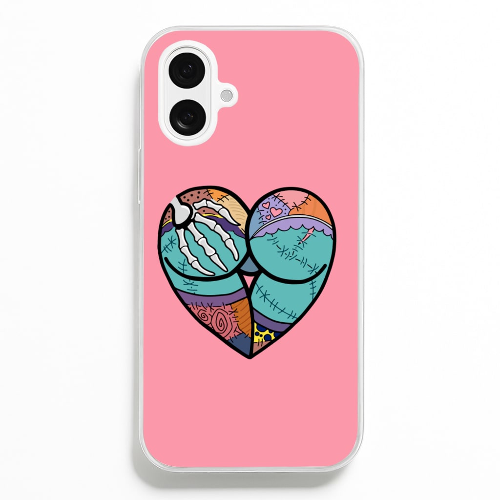 Sally And Jack Heart - TNBC - Christmas Phone Case for iPhone 16 Plus