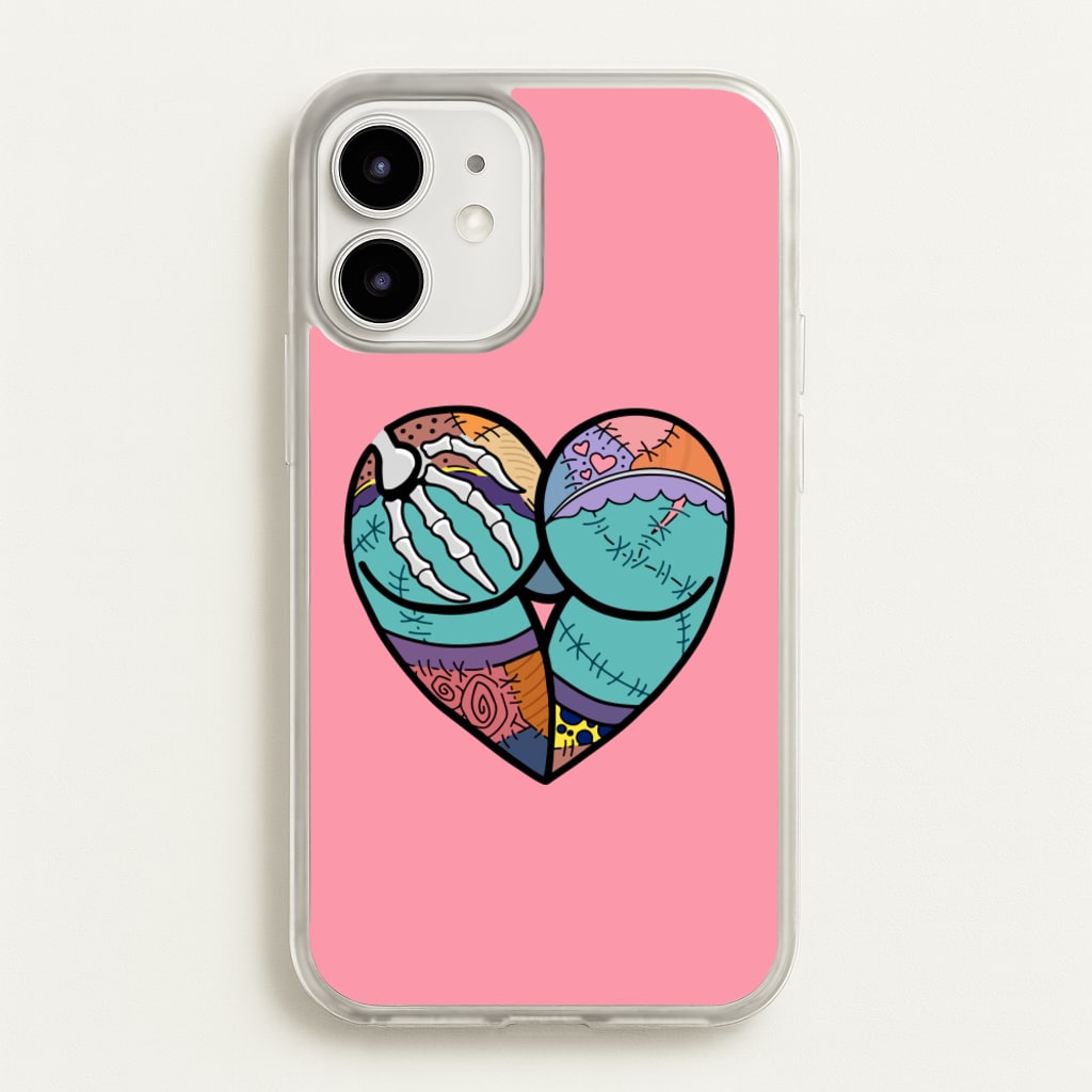 Sally And Jack Heart - TNBC - Christmas Phone Case for iPhone 12 / 12 Pro