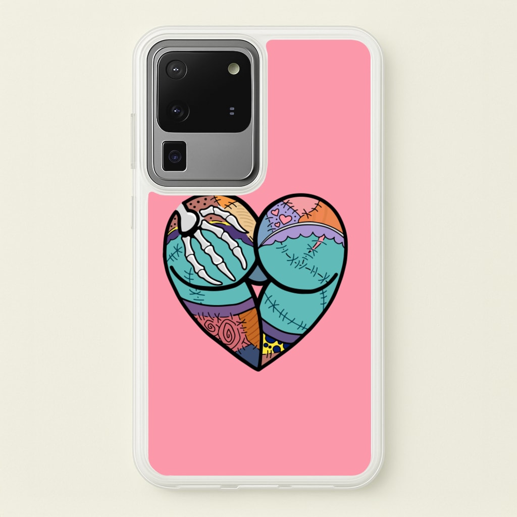 Sally And Jack Heart - TNBC - Christmas Phone Case for Galaxy S20 Ultra