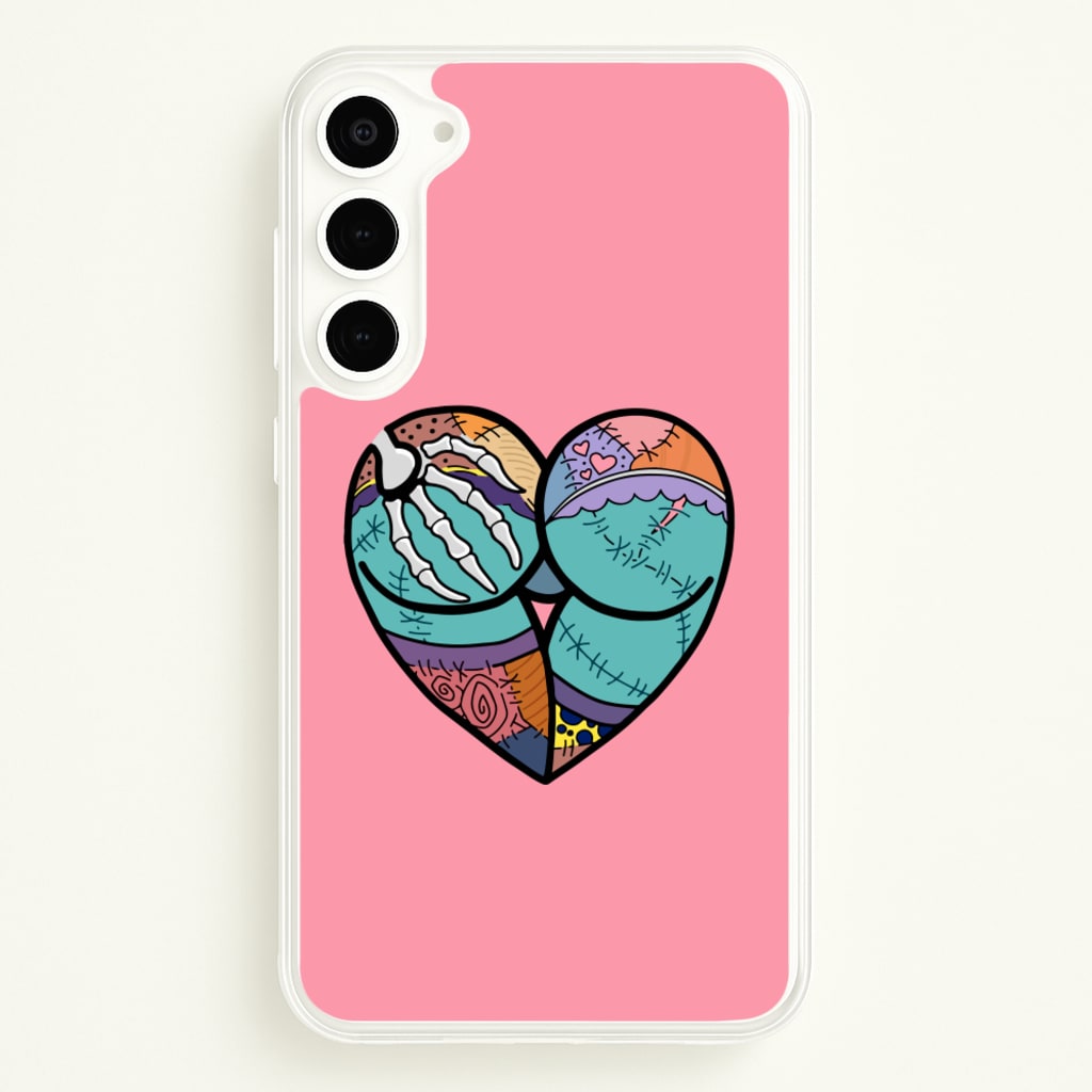 Sally And Jack Heart - TNBC - Christmas Phone Case for Galaxy S23 Plus