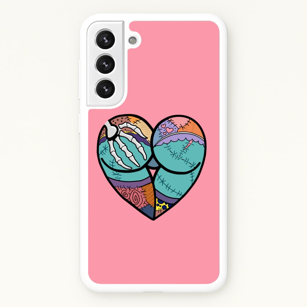 Sally And Jack Heart - TNBC - Christmas Phone Case for Galaxy S22 Plus