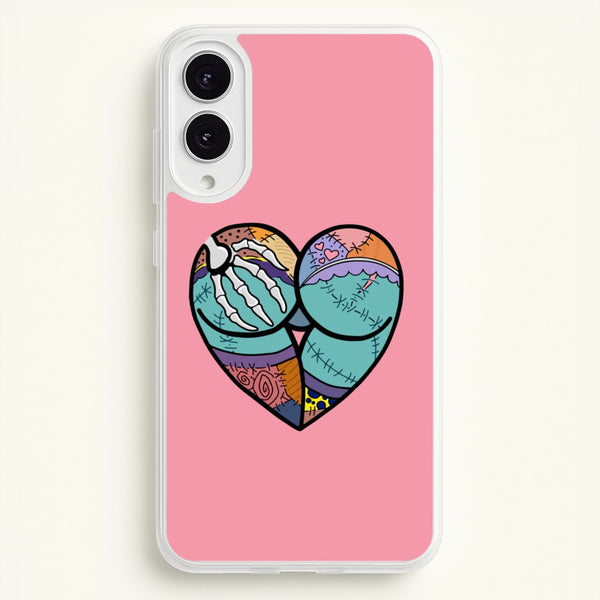Sally And Jack Heart - TNBC - Christmas Phone Case for Galaxy S25 Edge