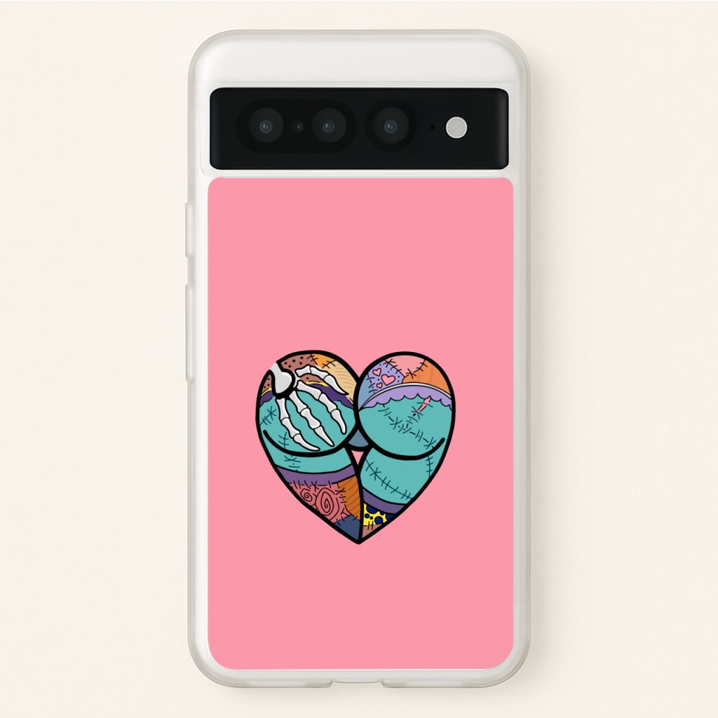Sally And Jack Heart - TNBC - Christmas Phone Case for Google Pixel 7 Pro