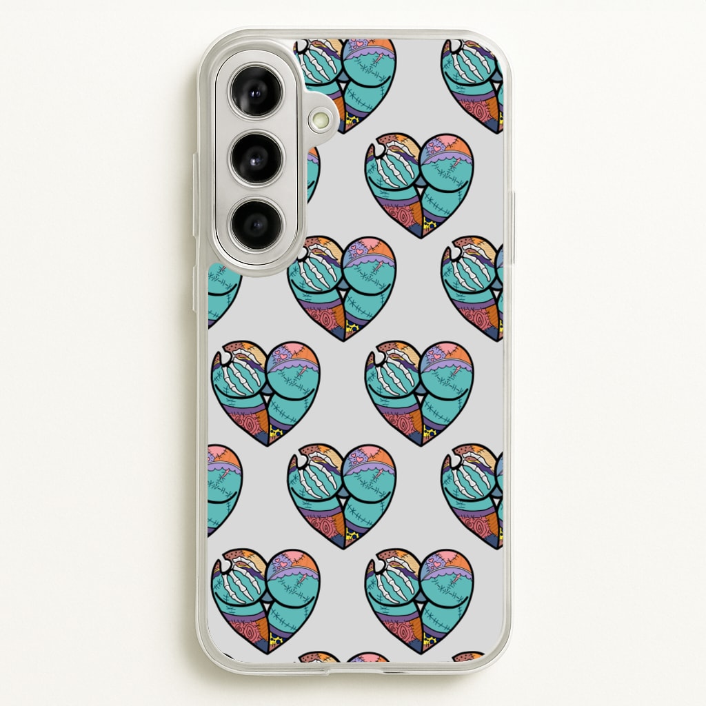 Sally And Jack Heart Pattern - TNBC - Christmas Phone Case for Galaxy A56
