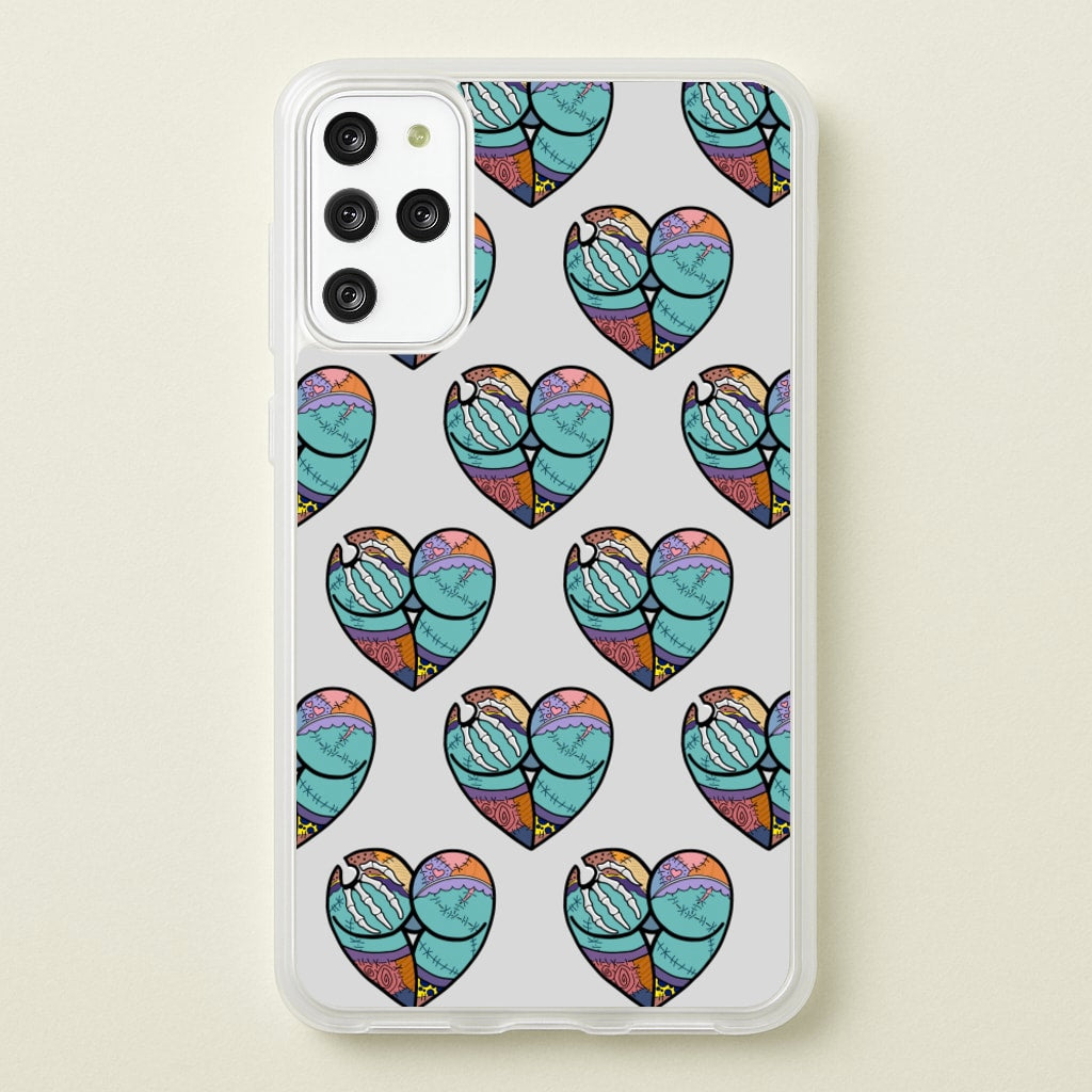 Sally And Jack Heart Pattern - TNBC - Christmas Phone Case for Galaxy S20 Plus