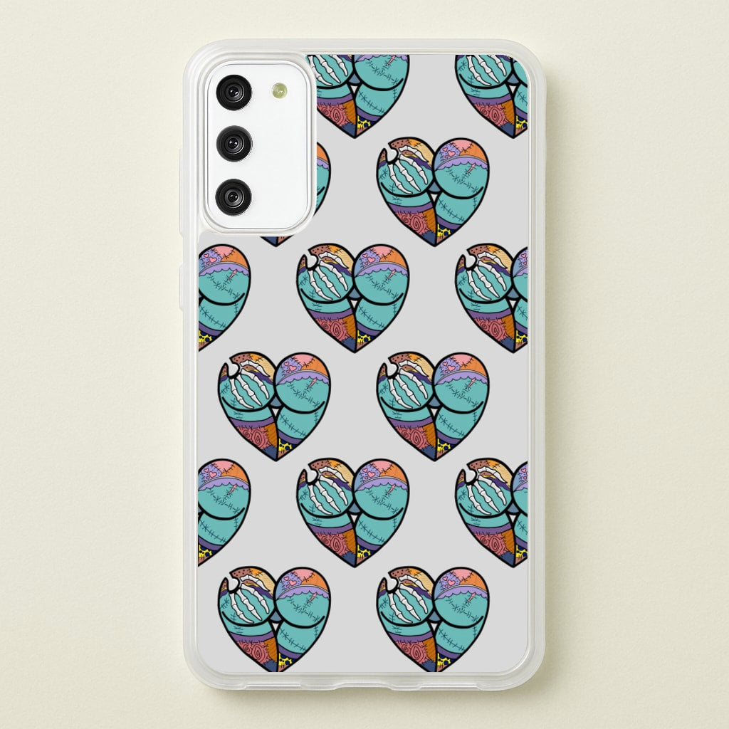 Sally And Jack Heart Pattern - TNBC - Christmas Phone Case for Galaxy S20