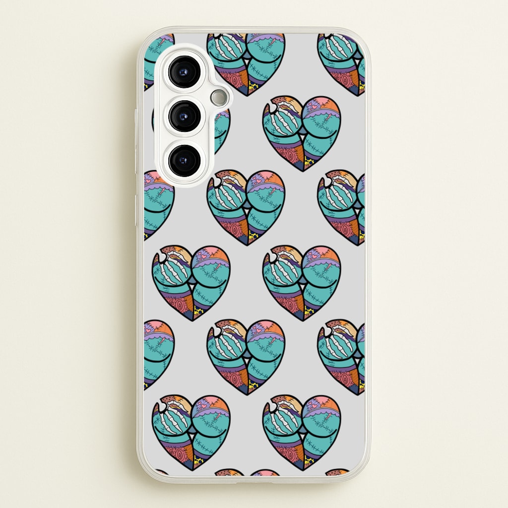 Sally And Jack Heart Pattern - TNBC - Christmas Phone Case for Galaxy A54