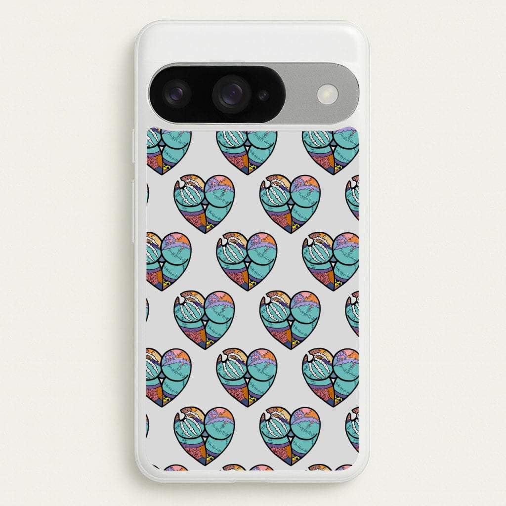 Sally And Jack Heart Pattern - TNBC Phone Case for Google Pixel 10 / 10 Pro