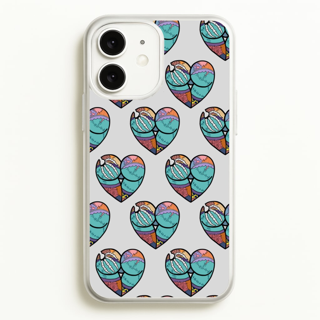 Sally And Jack Heart Pattern - TNBC - Christmas Phone Case for iPhone 11