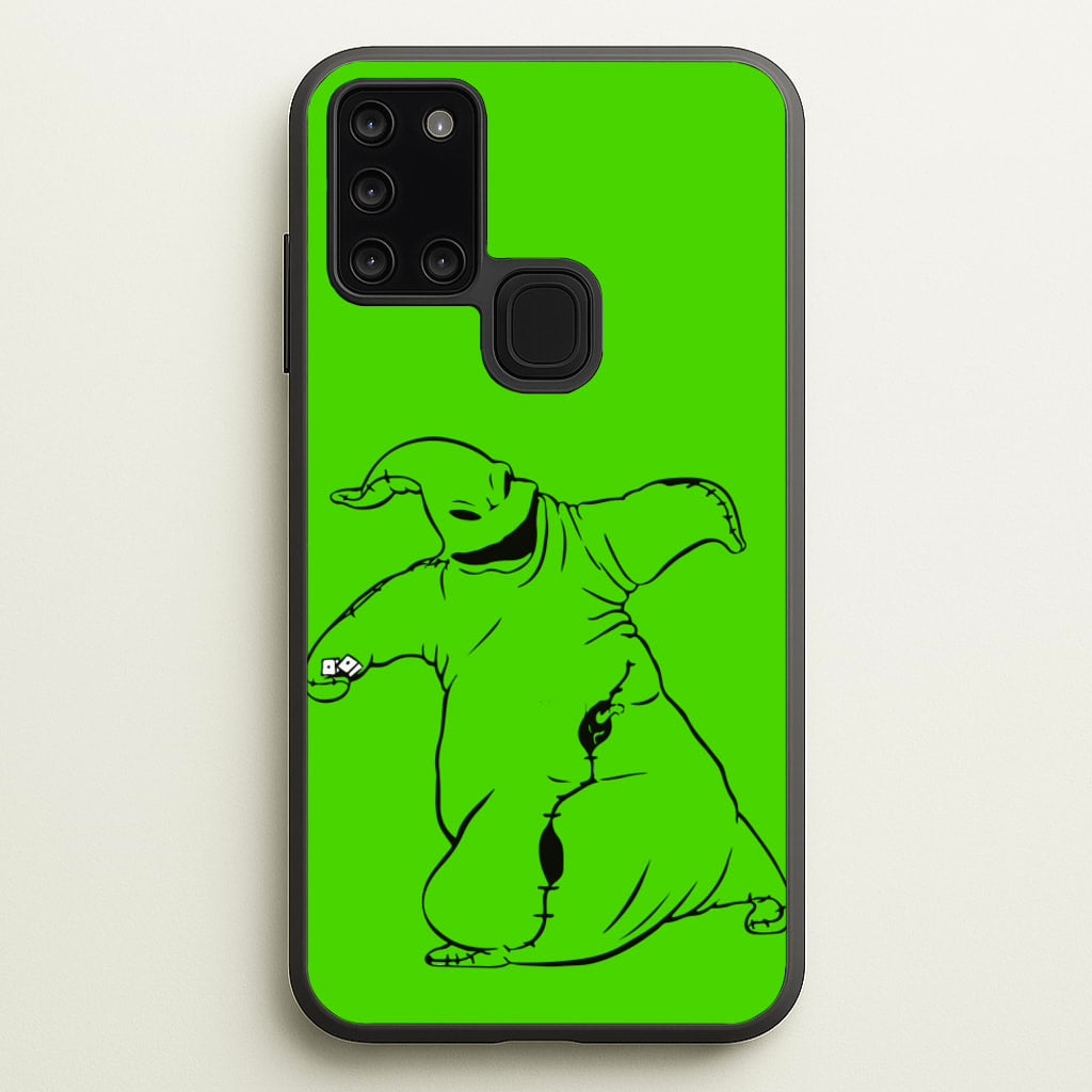Oogie Boogie - TNBC - Christmas Phone Case for Galaxy A21s