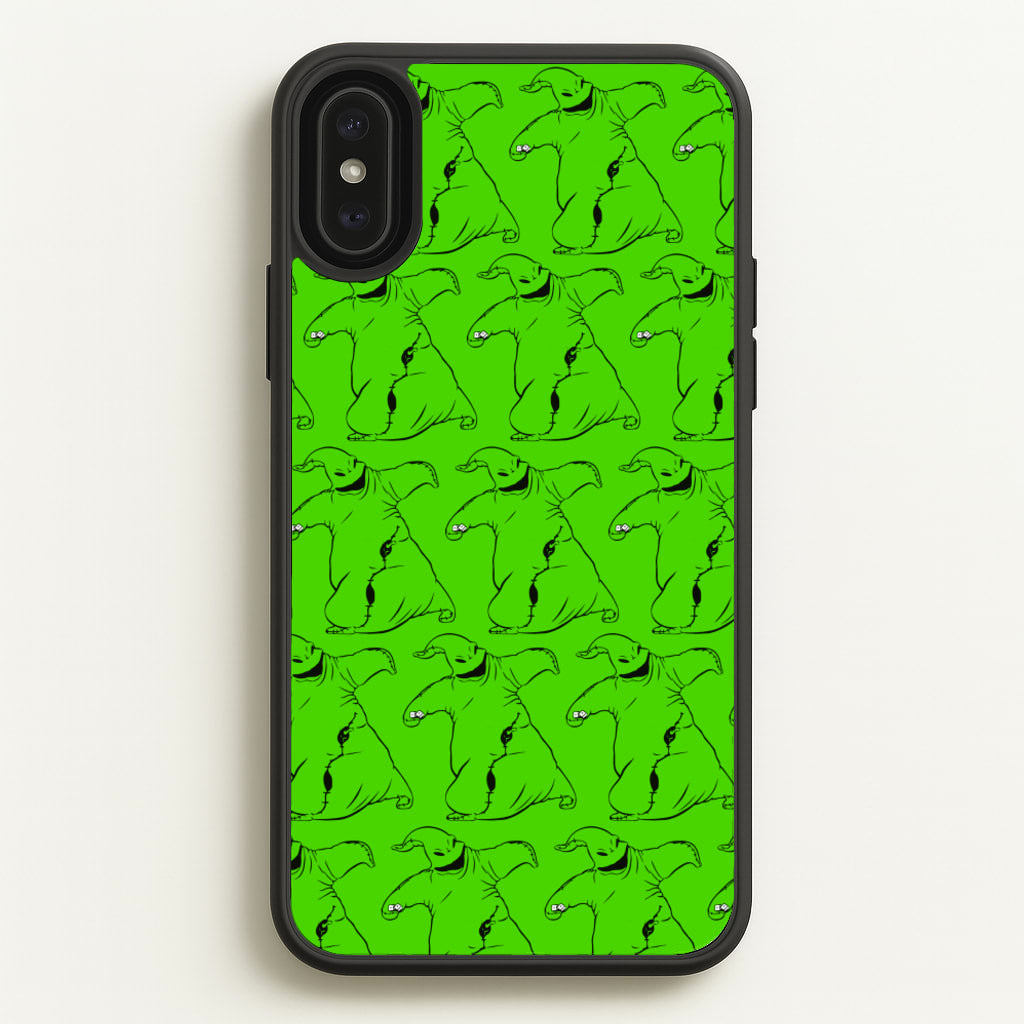 Oogie Boogie Pattern - TNBC - Christmas Phone Case for iPhone XS Max