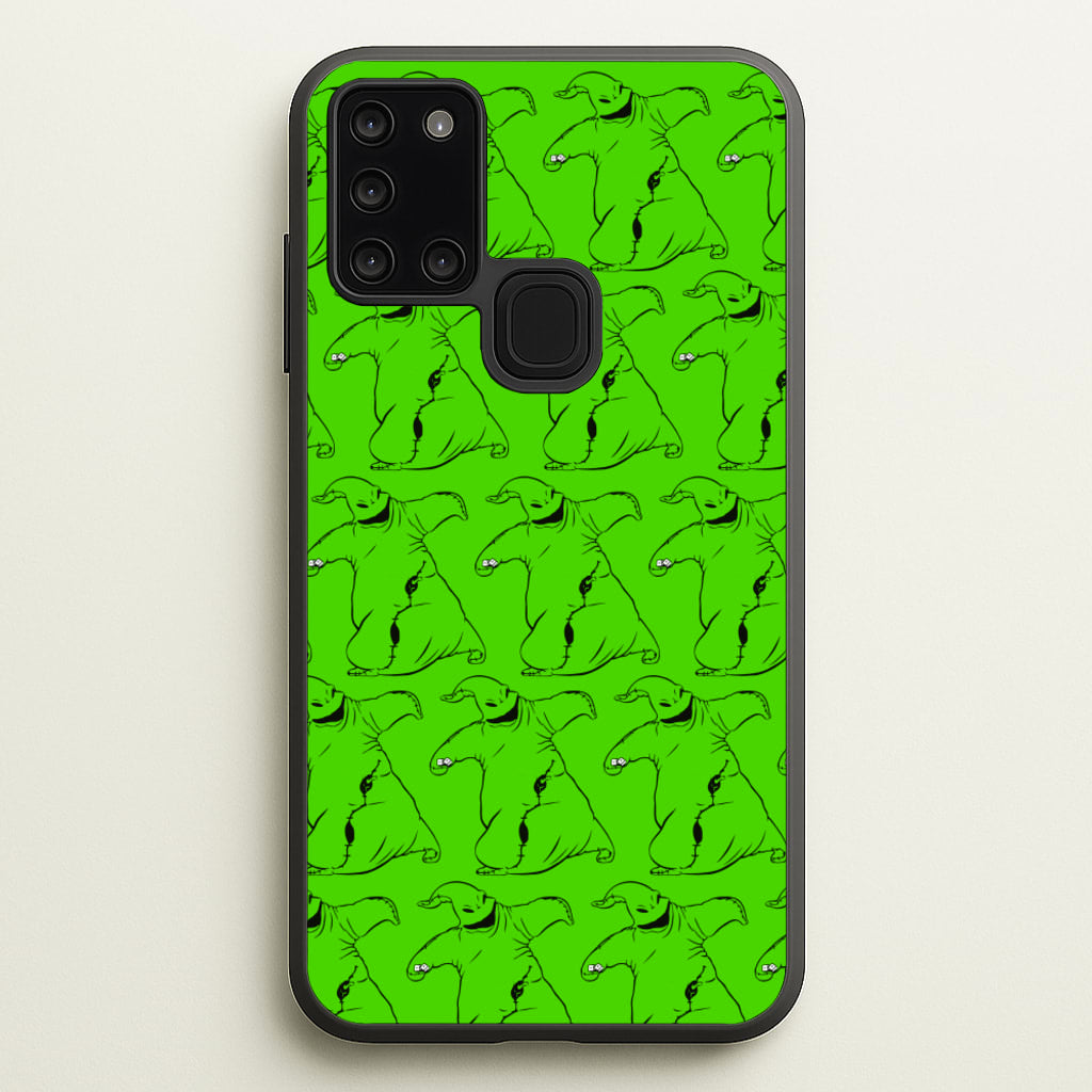 Oogie Boogie Pattern - TNBC - Christmas Phone Case for Galaxy A21s