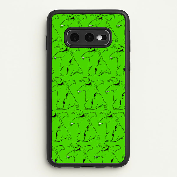 Oogie Boogie Pattern - TNBC - Christmas Phone Case for Galaxy S10e