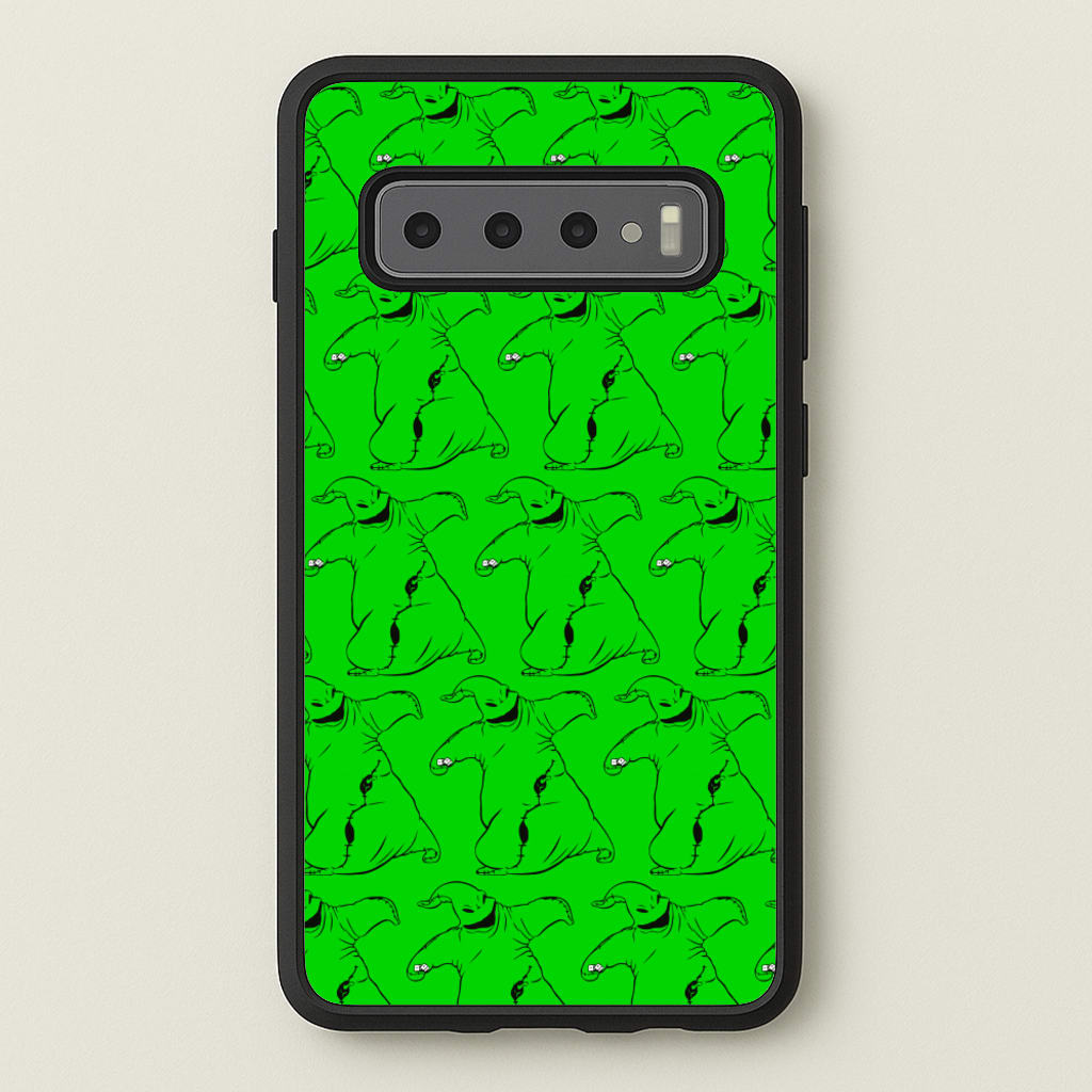 Oogie Boogie Pattern - TNBC - Christmas Phone Case for Galaxy S10 Plus