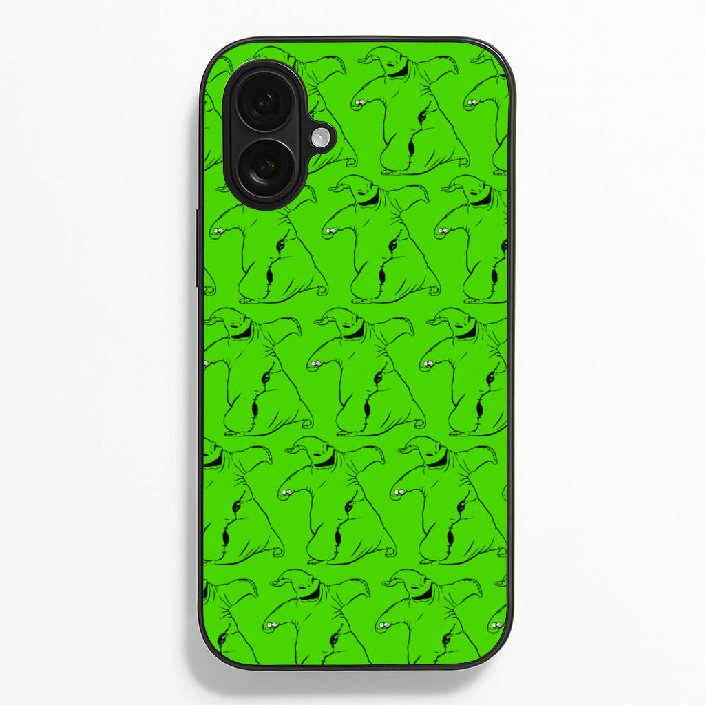 Oogie Boogie Pattern - TNBC - Christmas Phone Case for iPhone 16 Plus