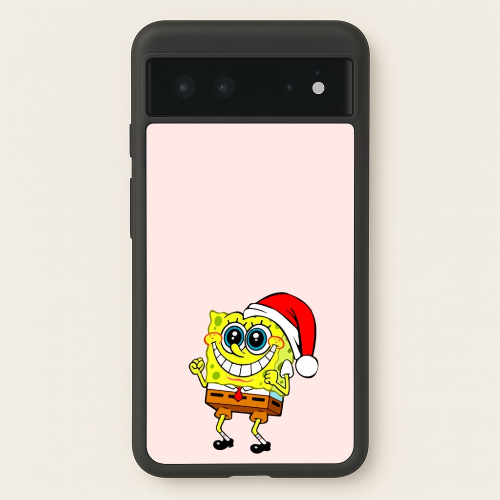Sponge - Christmas - Christmas Phone Case for Google Pixel 6