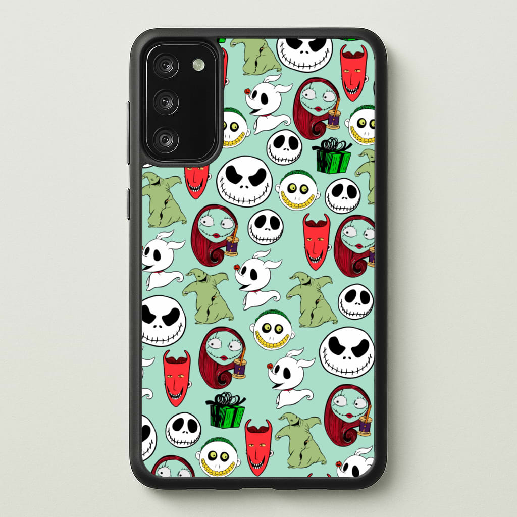 TNBC Characters Pattern - Christmas Phone Case for Galaxy A41