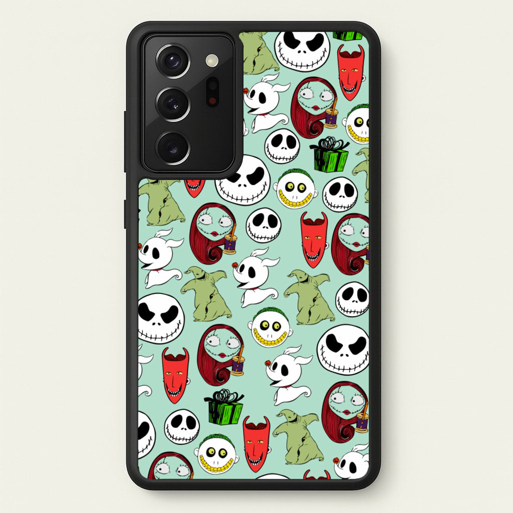 TNBC Characters Pattern - Christmas Phone Case for Galaxy Note 20 Ultra
