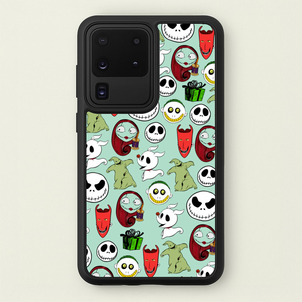 TNBC Characters Pattern - Christmas Phone Case for Galaxy S20 Ultra