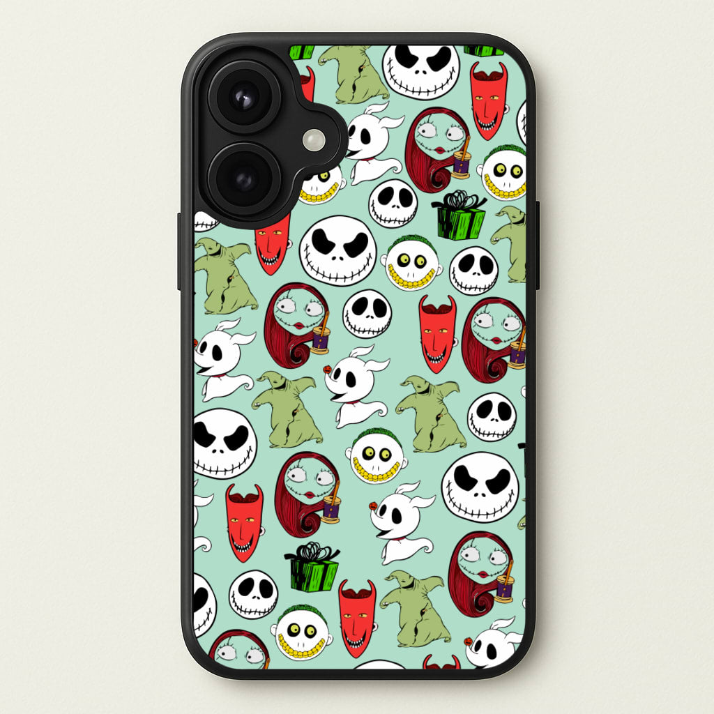 TNBC Characters Pattern Phone Case for iPhone 17