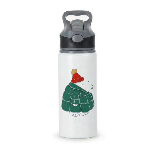 Puffer Coat Active Water Bottle - Black