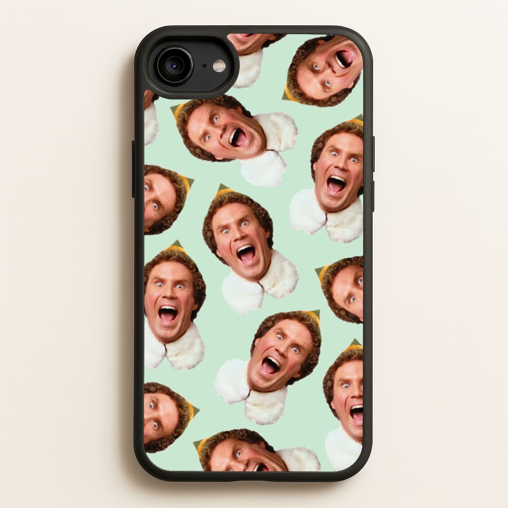 Green Elf Face - Christmas - Christmas Phone Case for iPhone 6 / 7 / 8 / SE