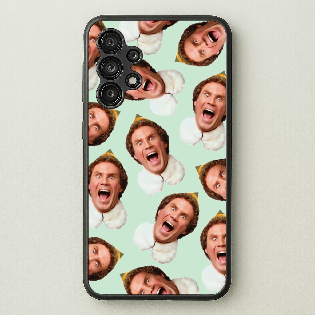 Green Elf Face - Christmas - Christmas Phone Case for Galaxy A13