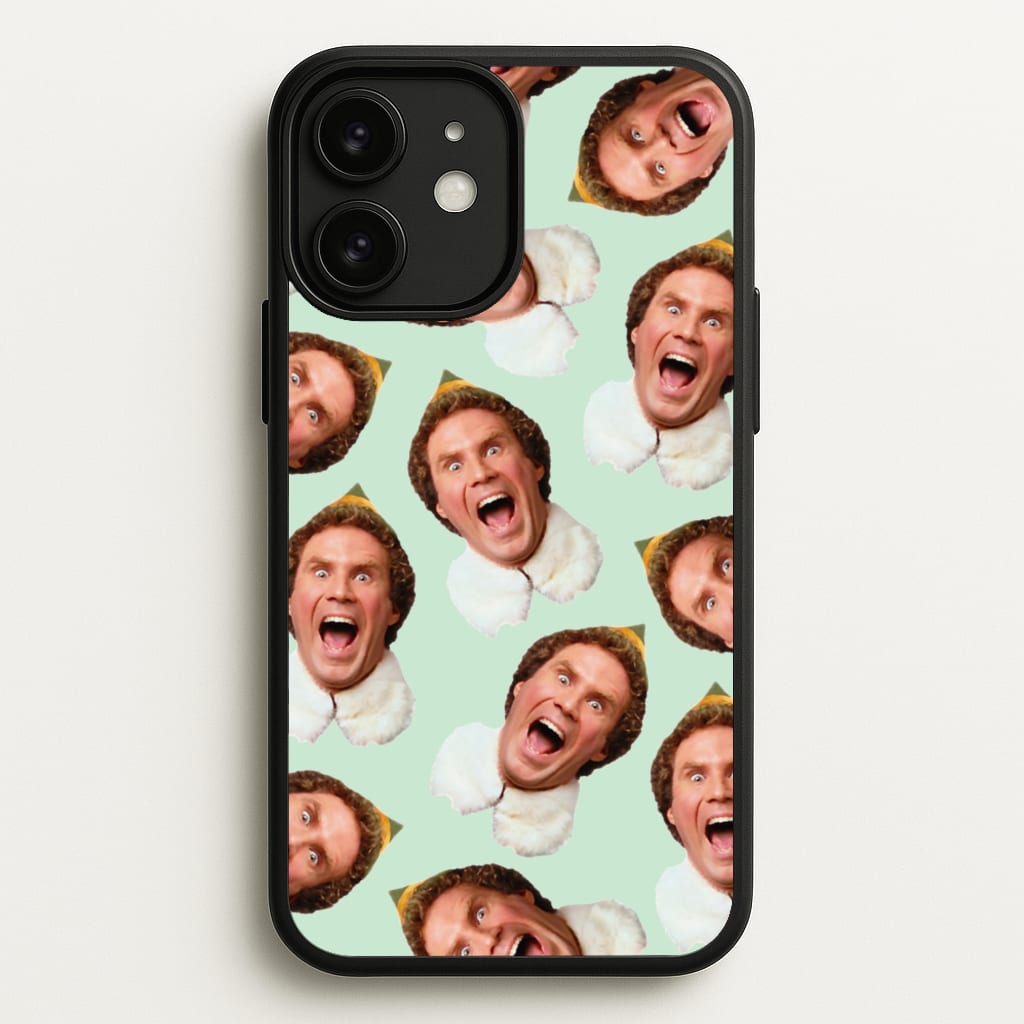 Green Elf Face - Christmas - Christmas Phone Case for iPhone 11