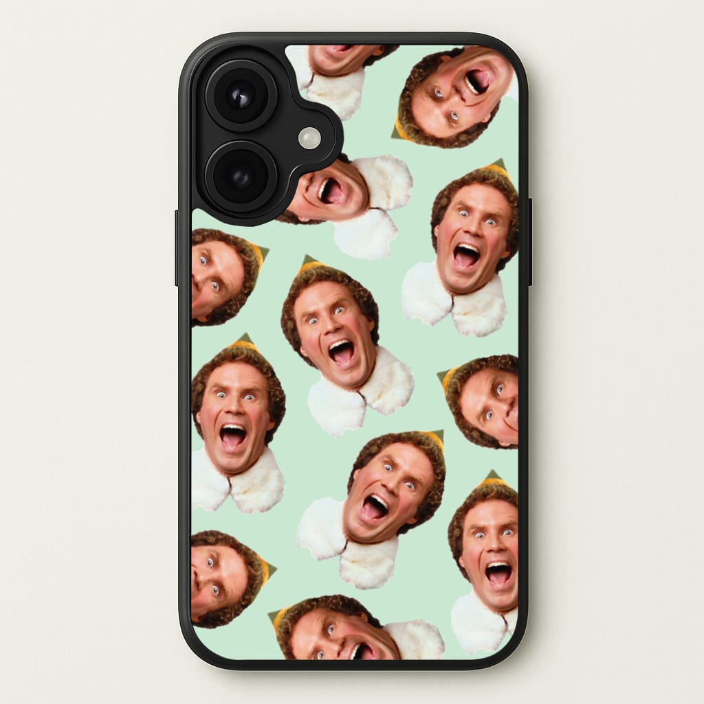 Green Elf Face - Christmas Phone Case for iPhone 17